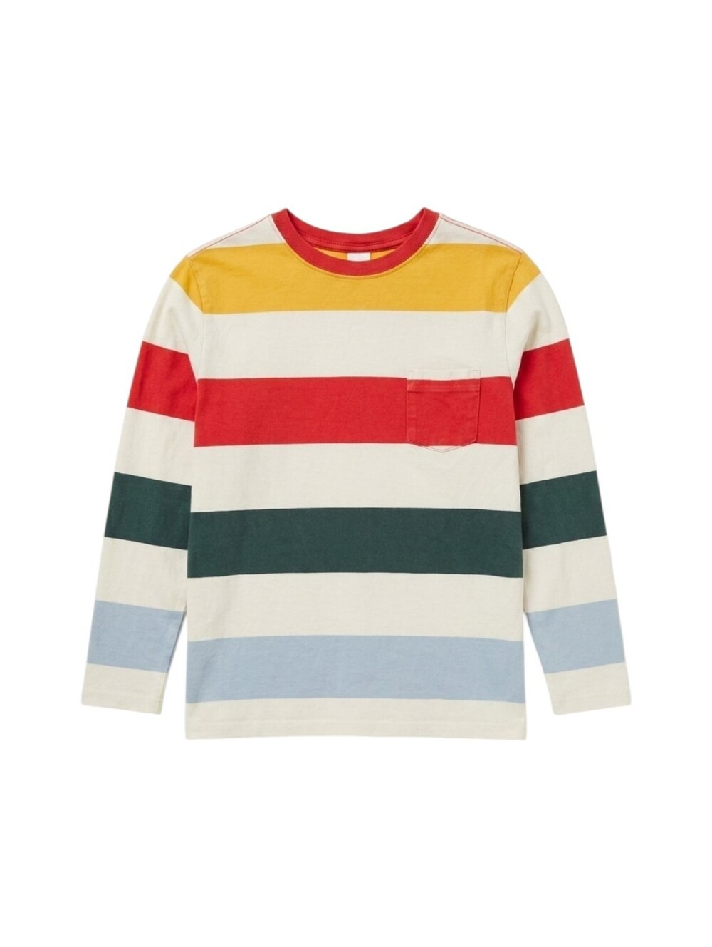 Hanna Andersson Kids Cotton Long Sleeve Tshirt Colorblock Stripes Boys 150 12